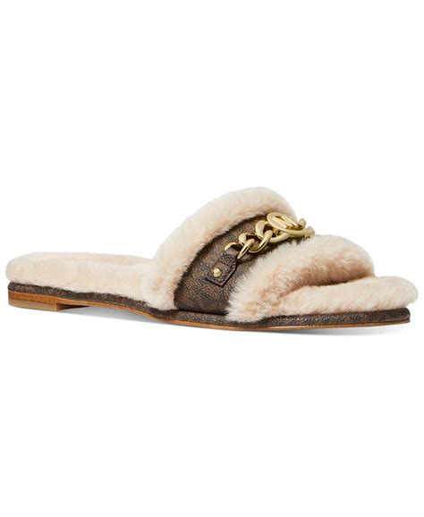 Michael Kors Women's Rina Cozy Slide Sandals 